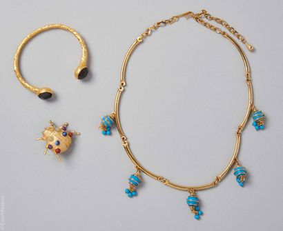 ANONYME VINTAGE
ENSEMBLE de bijoux en métal...