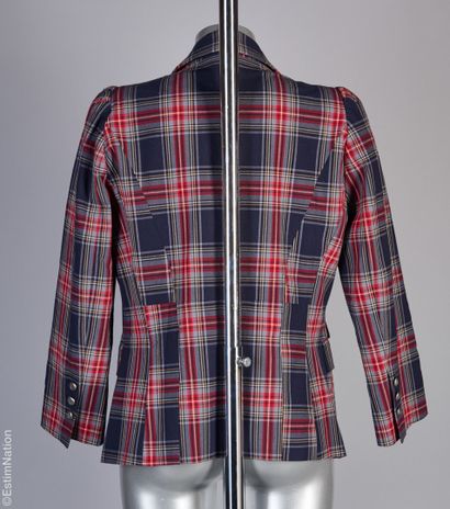 CHEMIN BLANC
BLAZER en coton stretch écossais,...