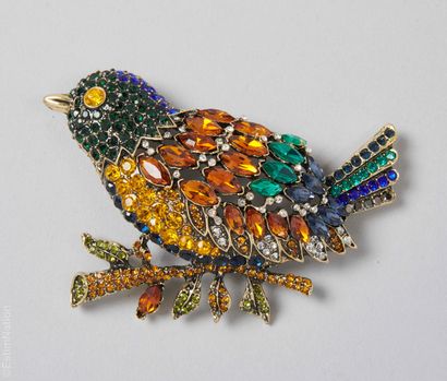 ANONYME 
BROCHE en métal représentant un...