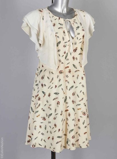 THE KOOPLES
DRESS probably in feather-printed...