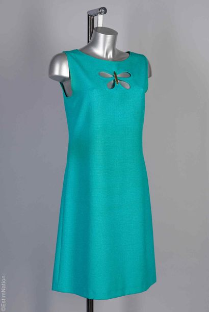 PIERRE CARDIN DÉBUT 2000
DEUX ROBES tissées,...