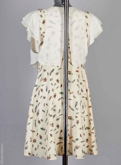 THE KOOPLES
DRESS probably in feather-printed...