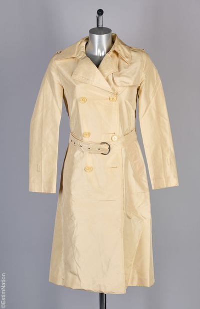 O'HARA VINTAGE
TRENCH en soie beurre frais,...