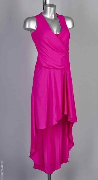 BCBGMAXAZRIA
Asymmetrical-length dress in...