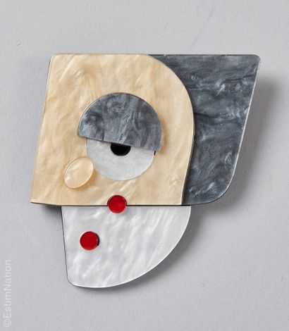 ANONYMOUS 
Polychrome acrylic PICTURE of...