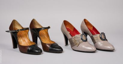 YVES SAINT LAURENT COUTURE VINTAGE, CAROLE
PAIR...