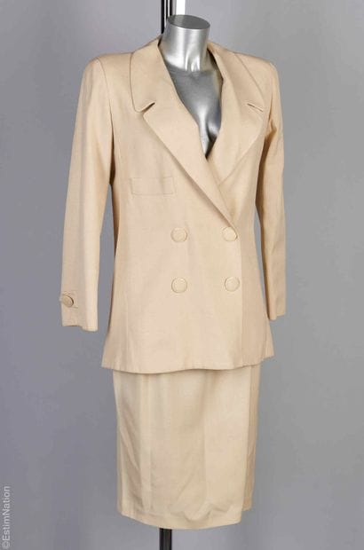 PIERRE CARDIN DÉBUT 2000
ENSEMBLE façon soie...