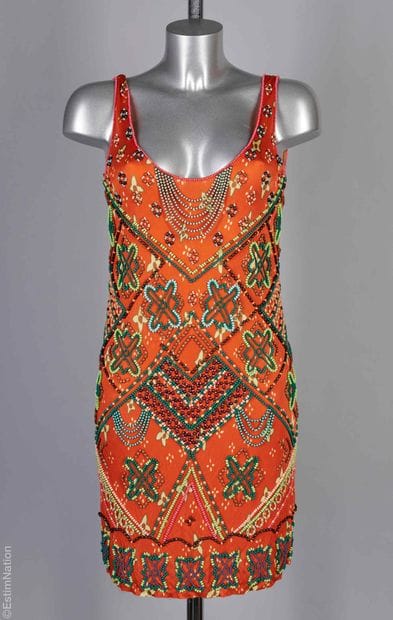 MIMI LIBERTÉ
ROBE en jersey orange imprimée...