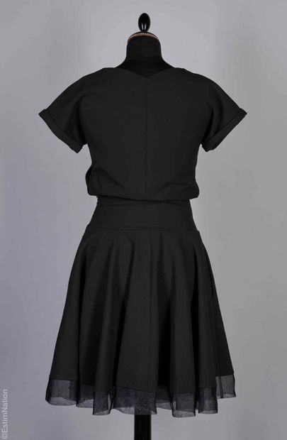 MAJE
Dress in black polyester and viscose,...