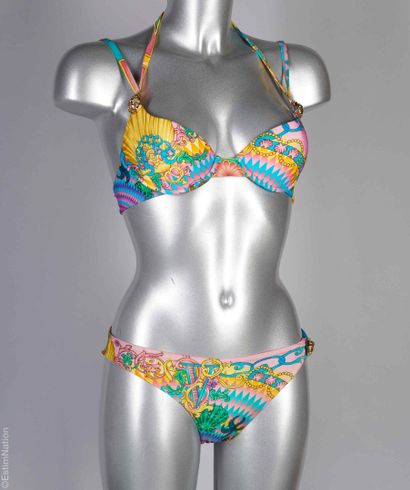 VERSACE
BIKINI trois pièces en polyamide...