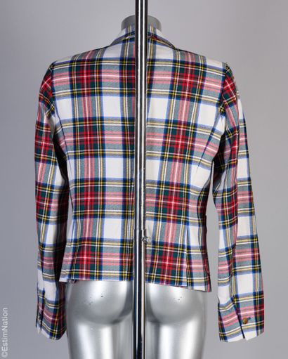 M. GRIFONI
VESTE en laine façonnée écossaise...