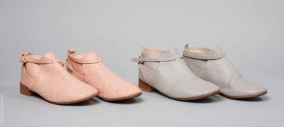 REPETTO
DEUX PAIRES DE BOTTINES plates en...