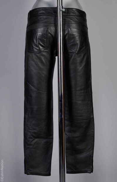 BEL AIR
PANTALON en agneau plongé noir (T...