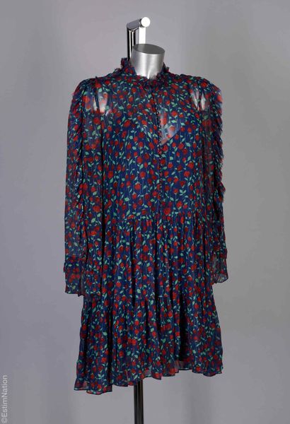 THE KOOPLES
ROBE in red viscose, openwork...