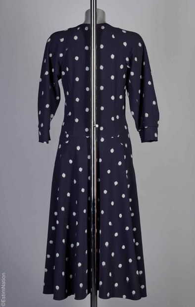 SPORTMAX
ROBE longue en lainage stretch bleu...
