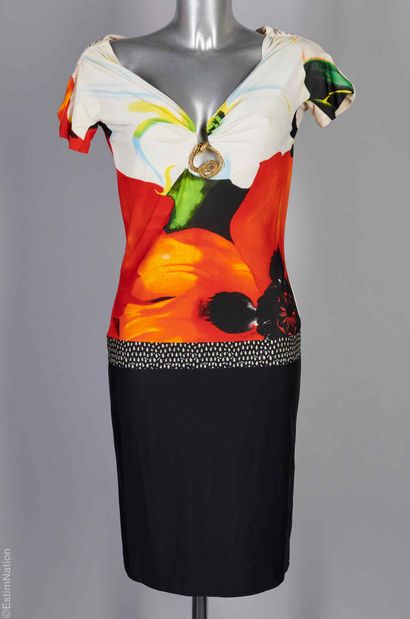 ROBERTO CAVALLI
DRESS in stretch polyamide...