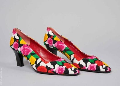 CHARLES JOURDAN VINTAGE
PAIRE D'ESCARPINS...