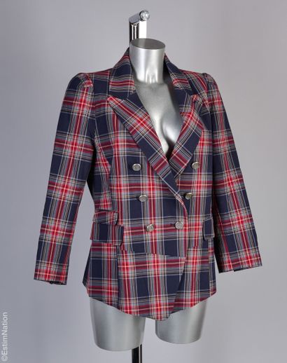 CHEMIN BLANC
BLAZER en coton stretch écossais,...