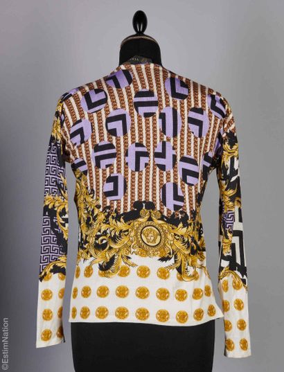 VERSACE
TWIN SET en jersey de soie imprimé...
