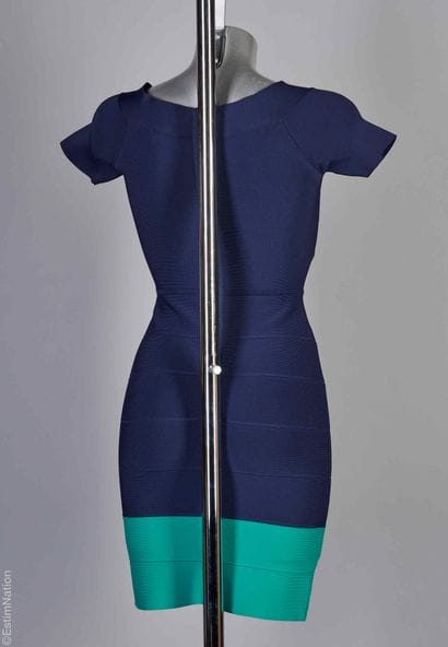 BCBGMAXAZRIA
Dress in navy stretch viscose...