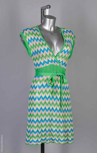 PRIVATE COLLECTION
Beach dress in openwork...