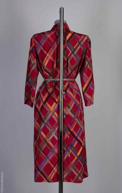 LOUIS FÉRAUD VINTAGE
Straight silk dress...