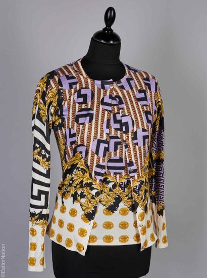 VERSACE
TWIN SET en jersey de soie imprimé...