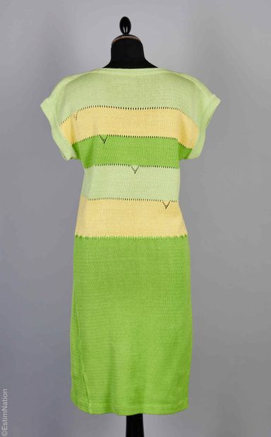COURRÈGES LATE 1970S
Cotton knit dress in...