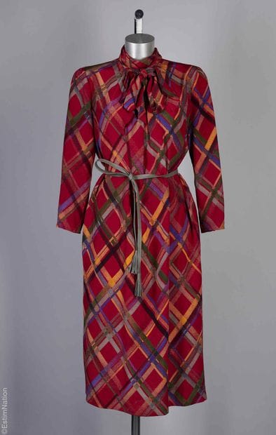 LOUIS FÉRAUD VINTAGE
Straight silk dress...
