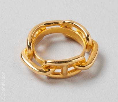 HERMÈS
Gold-plated metal 