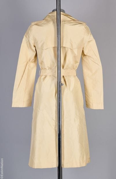 O'HARA VINTAGE
TRENCH en soie beurre frais,...