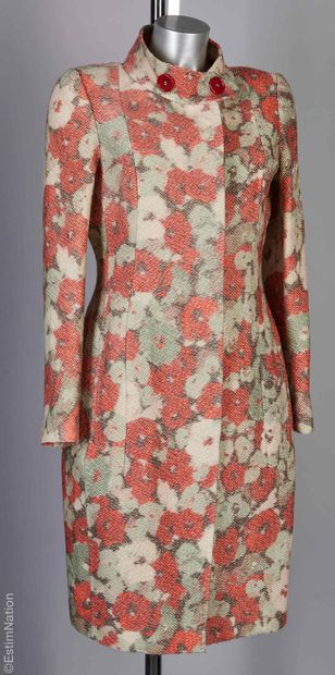 PAUL SMITH
Coat in shaped wool with floral...
