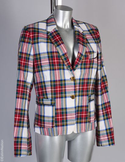 M. GRIFONI
VESTE en laine façonnée écossaise...