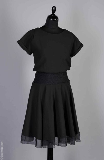 MAJE
Dress in black polyester and viscose,...