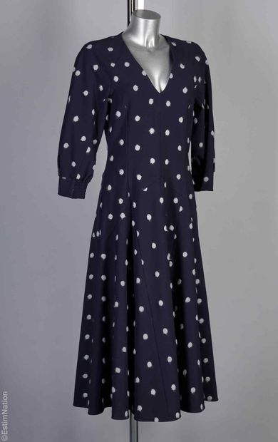 SPORTMAX
ROBE longue en lainage stretch bleu...
