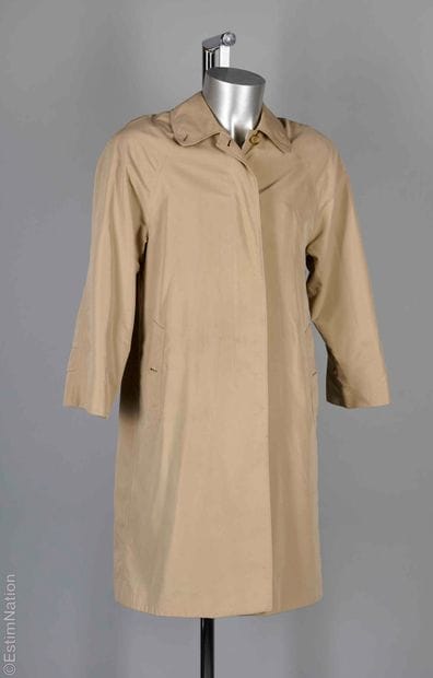 BURBERRYS' VINTAGE
PARDESSUS en gabardine...