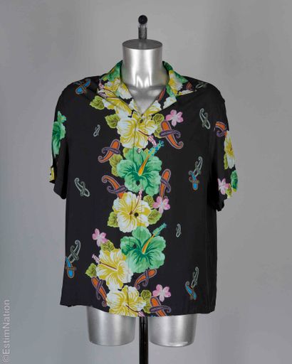 ETRO
CHEMISETTE en viscose imprimée d'un...