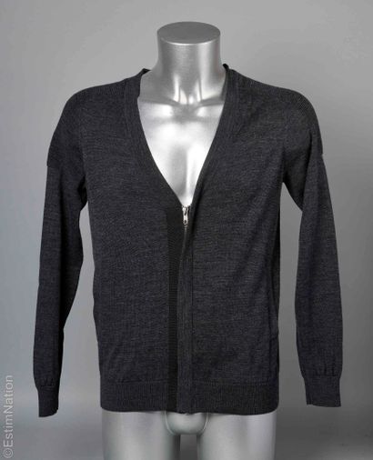 SANDRO
CARDIGAN zippé en laine anthracite...