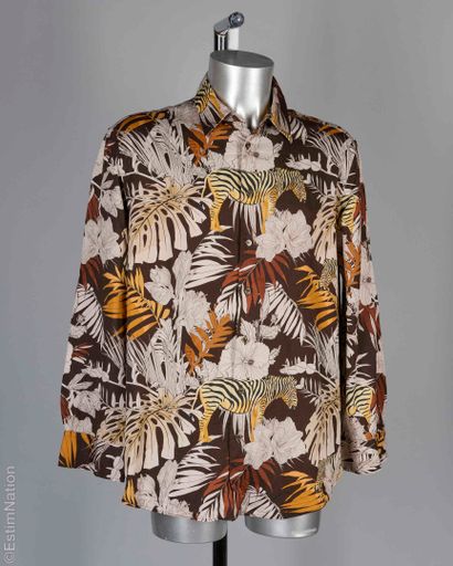 ETRO
CHEMISETTE en viscose imprimée d'un...