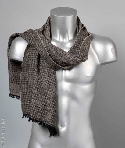 DIOR
Fringed wool ECHARPE woven with a grey,...
