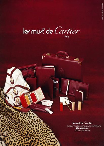 MUST DE CARTIER VINTAGE
VALISETTE en cuir...