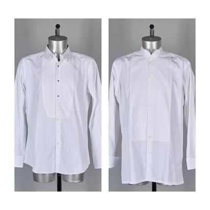 CHARVET, DOLCE & GABBANA GOLD
DEUX CHEMISES...