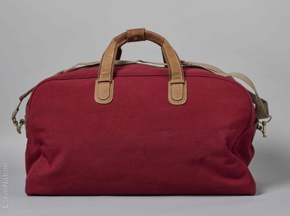 LANCEL VINTAGE
SAC DE VOYAGE en épaisse toile...