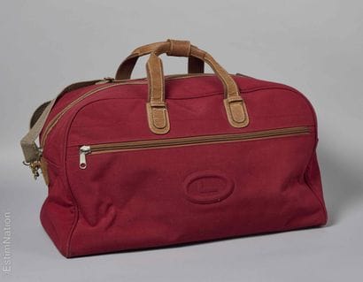 LANCEL VINTAGE
SAC DE VOYAGE en épaisse toile...