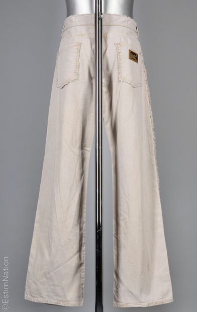 DOLCE & GABBANA DENIM
Jeans in beige tie-and-dye...