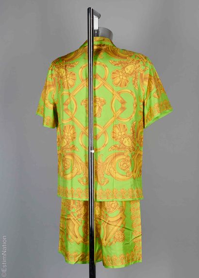VERSACE
ENSEMBLE en twill de soie imprimé...