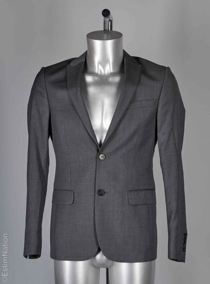 ZAPA
VESTE en laine froide façonné gris,...