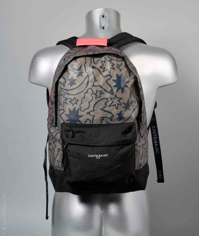 CASTELBAJAC
SAC A DOS en nylon noir et composite...