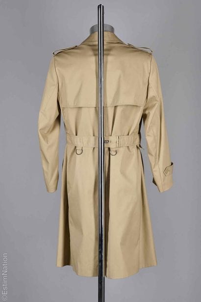 JUPITER PARIS VINTAGE
TRENCH COAT en gabardine...