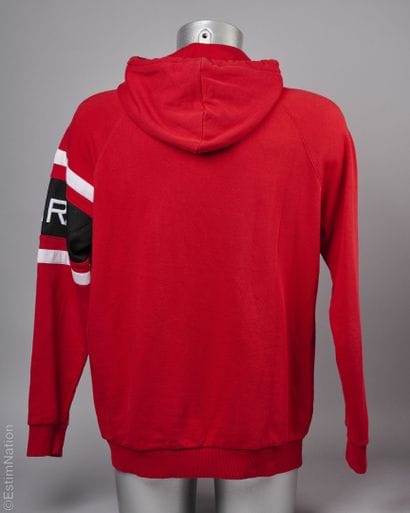 GIVENCHY
HOODIE en éponge rouge et blanc...